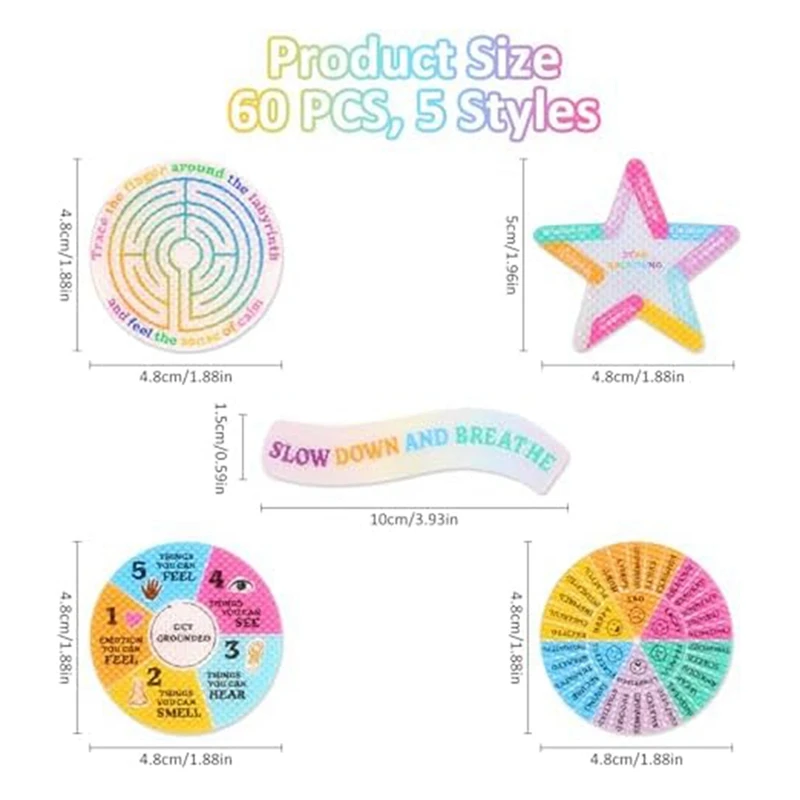 Сенсорные наклейки для снятия тревоги