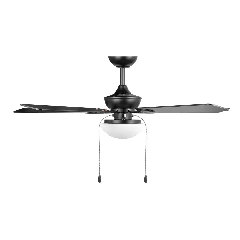 

Indoor/Outdoor Black 5 Reverse Airflow Ceiling Fan with 1 LED Light Bulb