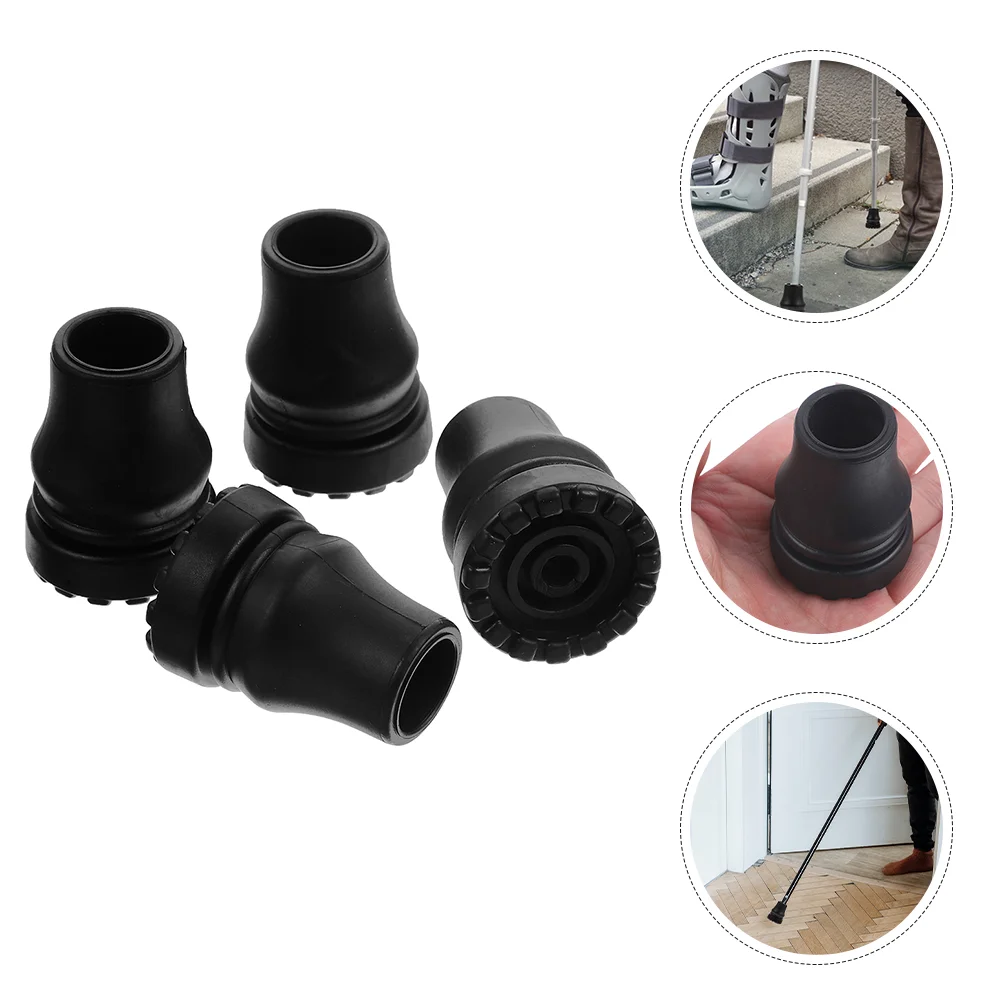 4 шт. подушечки для костылей пластиковые насадки трости нескользящие ножки