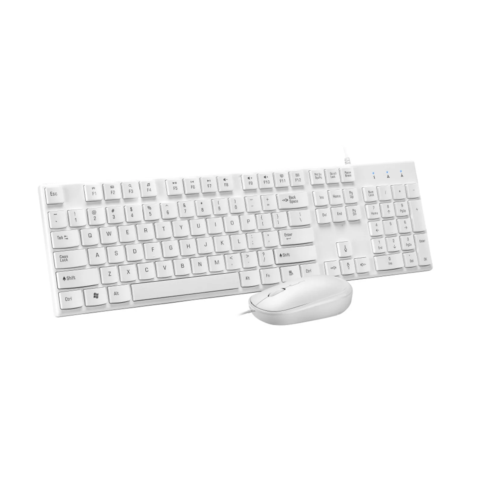 

Desktop For Computer Home Waterproof Plug And Play Laptop Anti Slip Silent Full Size Gaming USB Wired Keyboard Mouse Set Office