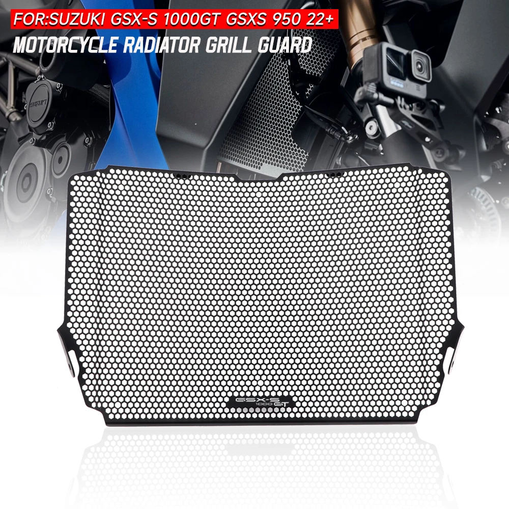 Фото Для Suzuki GSX-S950 GSX-S1000 1000 GT GSXS950 2022 2023 Защитная крышка радиатора мотоцикла, защитная крышка масляного радиатора №1