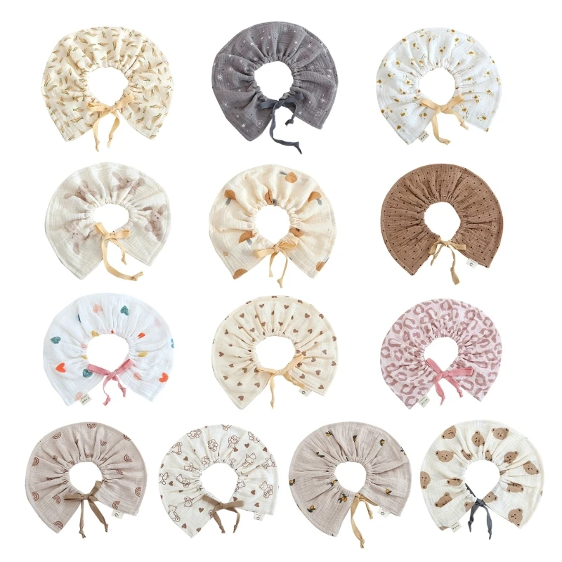 

Newborn Bibs Absorbent Baby Feeding Teething Bibs Soft Burp Cloths for Babies