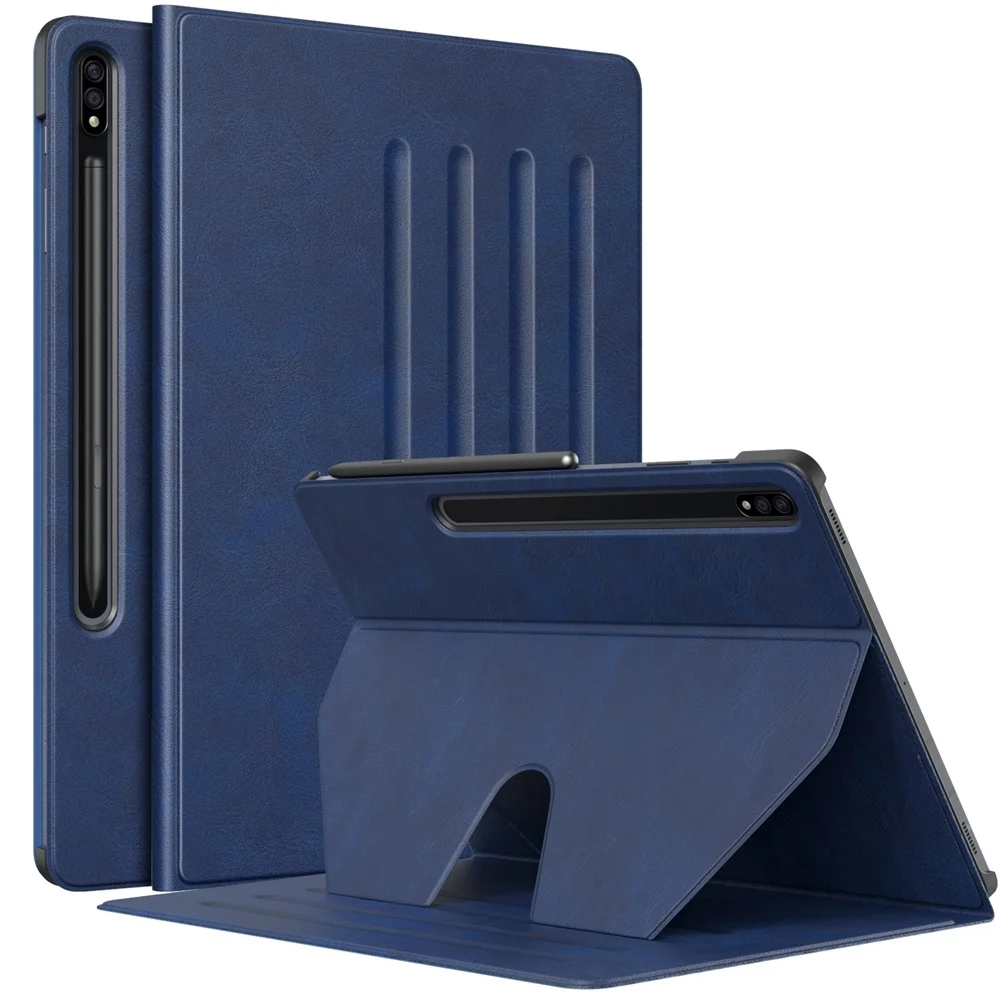 

Чехол для планшета Samsung Galaxy Tab S7 Plus 2020, тонкий чехол с автоматическим пробуждением/сном и подставкой с несколькими углами для 12,4 дюйма