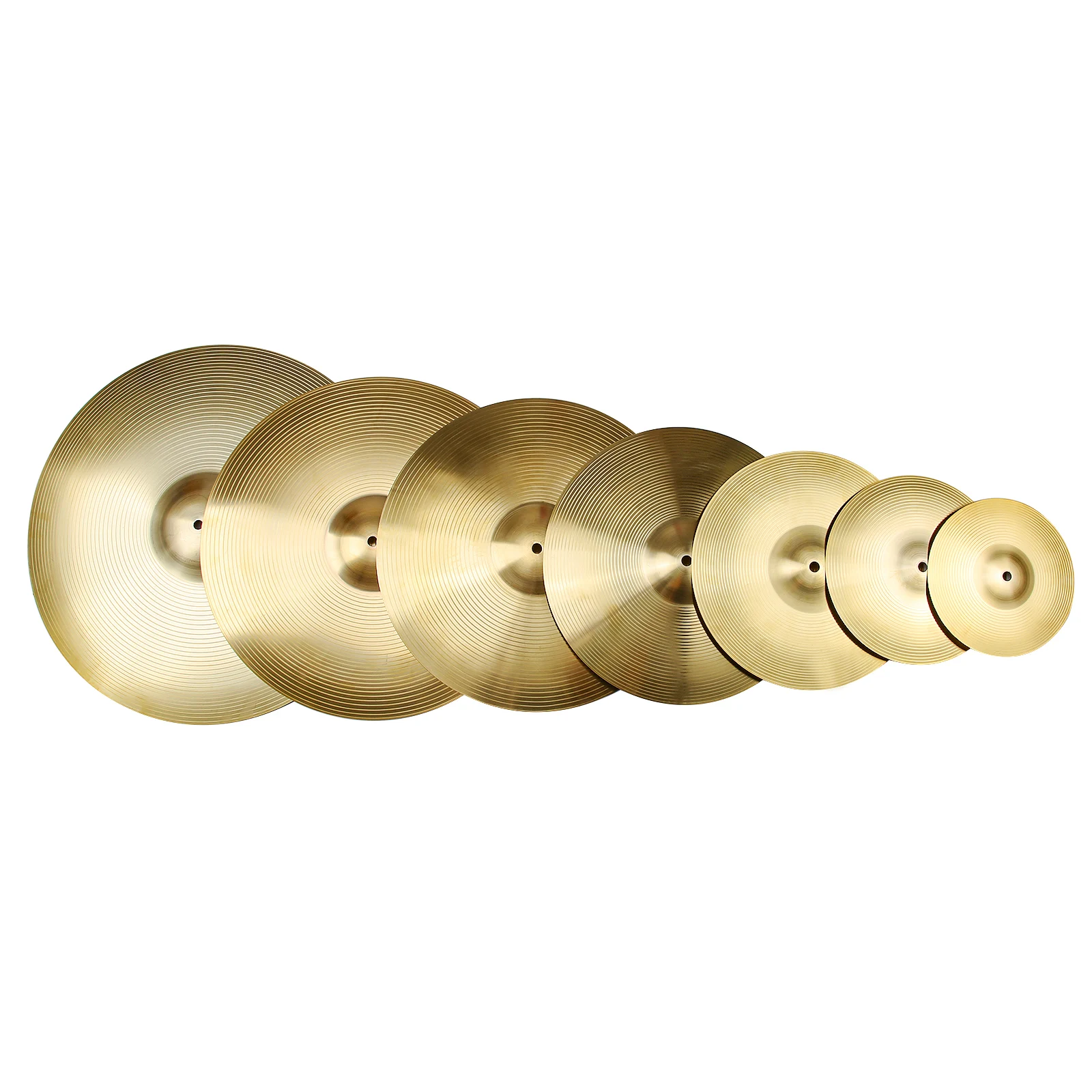 8/10/12/14/16/18/20 дюймов Легкосплавная латунная барабанная тарелка для джазовых