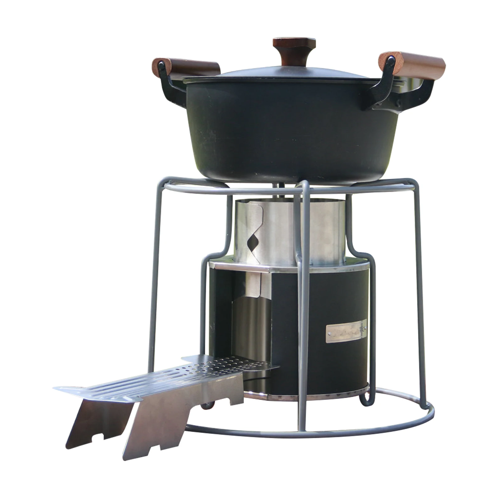 

Многофункциональная уличная деревянная горелка, легкая уличная горелка для приготовления пищи, легкая в использовании уличная горелка для...