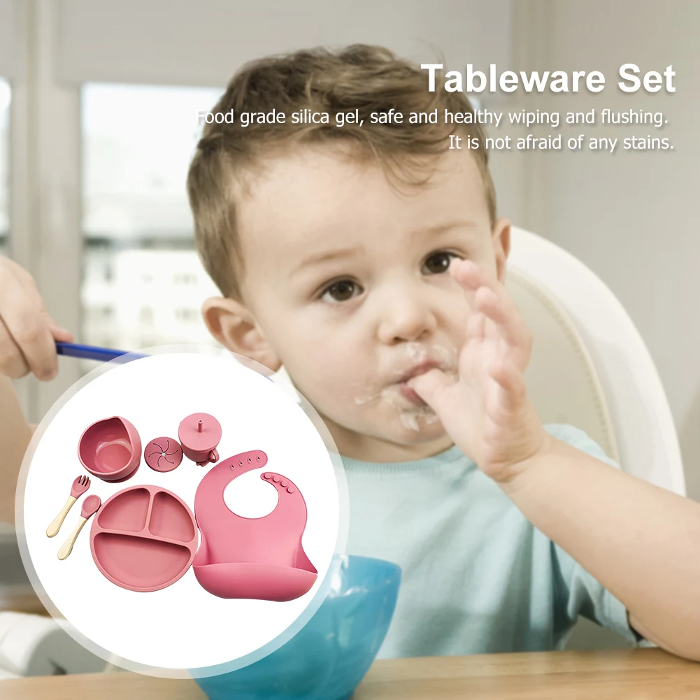 

6 шт., силиконовые Нескользящие тарелки для кормления детей