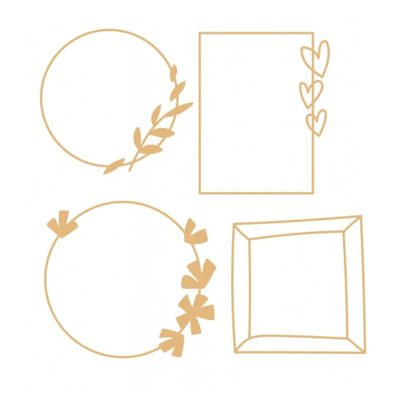 Новинка 2023 французская детская рамка металлические пресс-формы для рукоделия