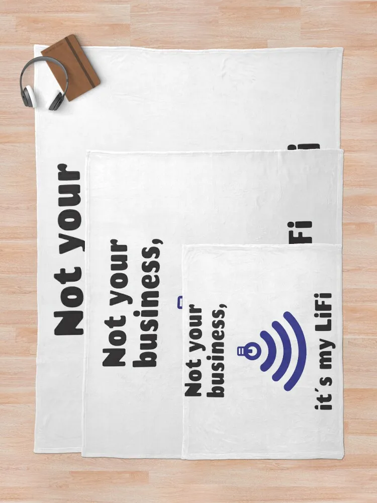 Не ваш бизнес это моя одеяло LiFi одеяла и для кровати из фланелевой ткани