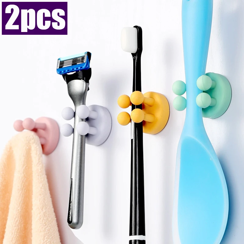 Силиконовый держатель для зубной нити органайзер зубных щеток на клипсе ванной