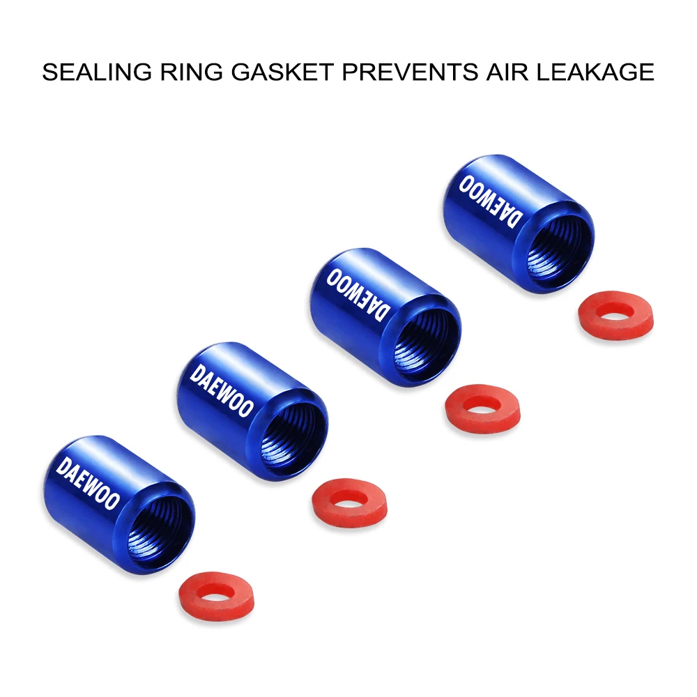 Для Daewoo Matiz Nexia Lanos Kalos Gentra шток клапана шины автомобиля Caps сменный алюминиевый