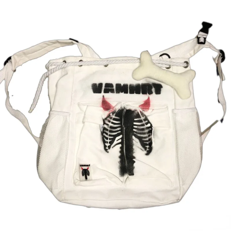 

Japanese Personality Casual Backpacks Y2k Fashion Backpack Vintage Trendy Letter Aesthetic Preppy Schoolbag Mochilas Para Mujer