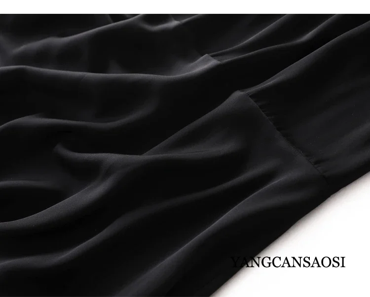 Женская облегающая юбка из натурального шелка тутового шелкопряда Qiao с запахом