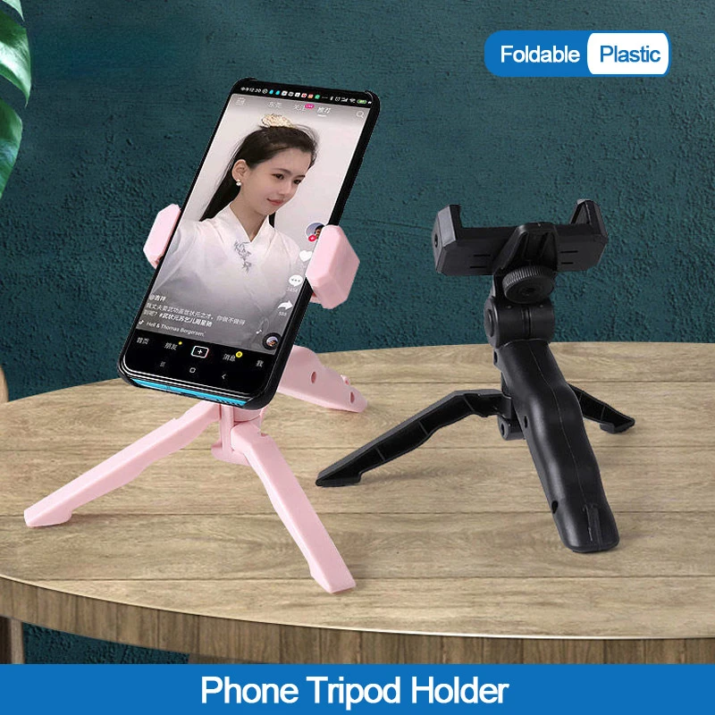 

Phone Tripod Holder Adjustable Stand for Cell Phone Smartphone Universal Support Desk Portable Mobile Holder