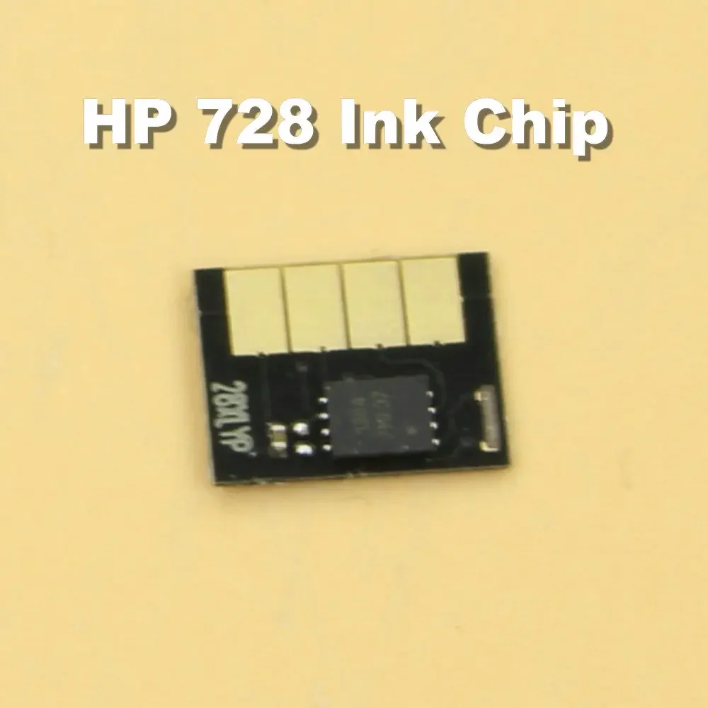Одноразовый чернильный чип HP 728 одноразовый картриджа принтера HP728 для F9J68A F9J67A