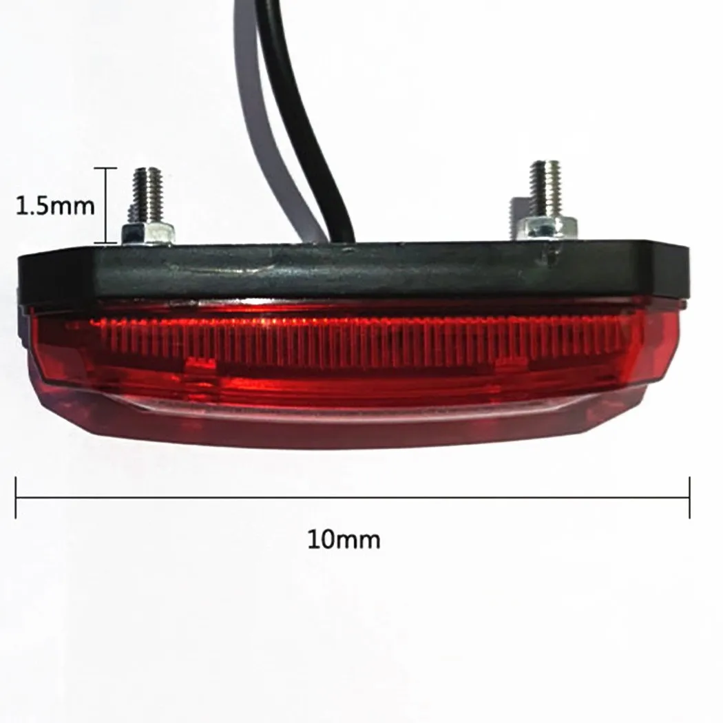 

LED Tail Light Parts Tail Light Warning 36V/48V Accessories Fittings For Electric Bicycle Rear Lamp Rear Light