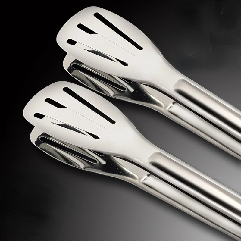 

304 Stainless Steel Food Clip Outdoor Household Barbecue Food Clip Steak Steamed Bread Bread Clip Fried Fish Anti-scalding Clip