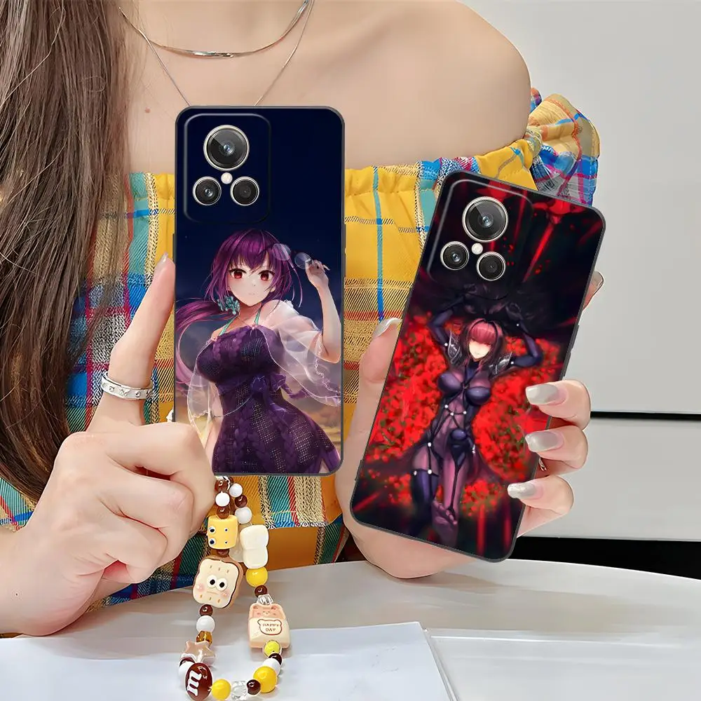 Фото Чехол для телефона FGO Scathach Skadi для Realme GT 8 Neo Pro C75 73 71 C67 65 C55 53 C35 31 C20 15, мягкий противоударный чехол из ТПУ №2