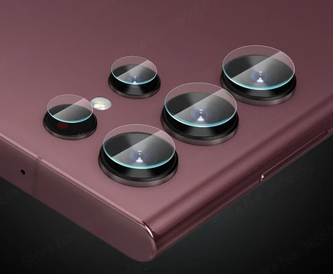 Для Samsung S23 ультра Защита камеры аксессуары кольцо прозрачное стекло Защита объектива для Samsung Galaxy S22 Ultra S23 Plus
