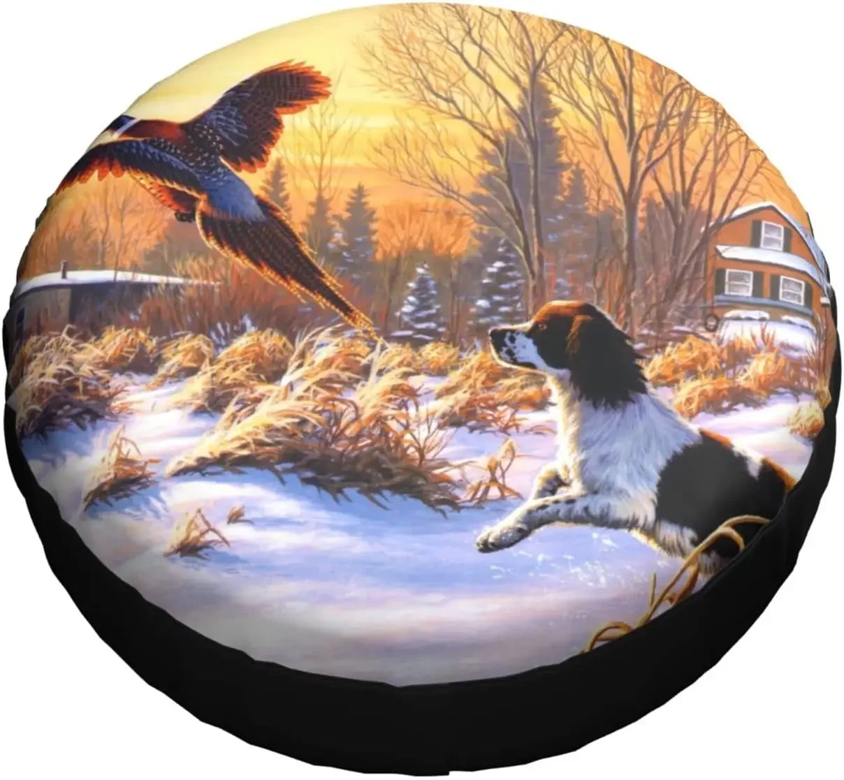 Запасная крышка для шин с принтом фазана водонепроницаемая защита колес