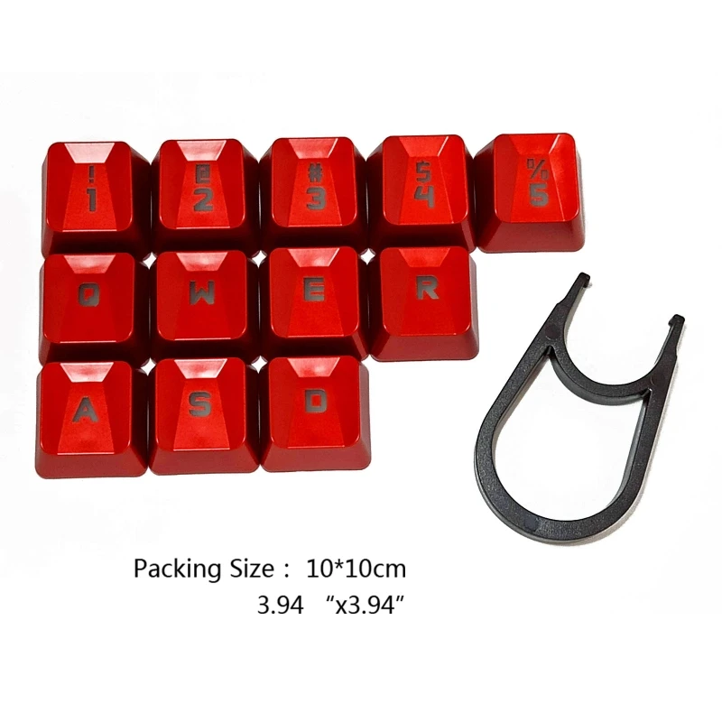 12Pcs Backlit Keycap Bump Key Cap for logitech G413 G910 G810 G310 G613 K840 Romer-G Switch Mechanical Keyboard Keycap