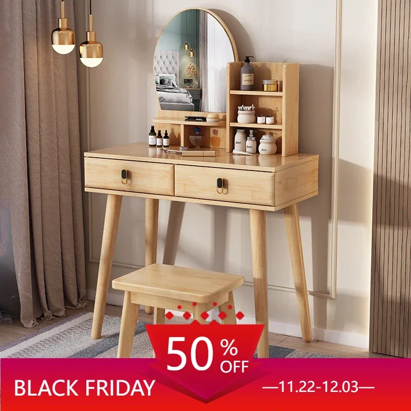 Туалетный столик Искусственный деревянный для спальни корейский туалетный
