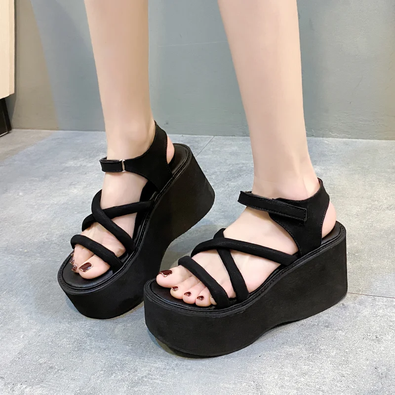 

Лидер продаж, женская обувь 2023, модные однотонные женские сандалии, летняя Минималистичная женская обувь