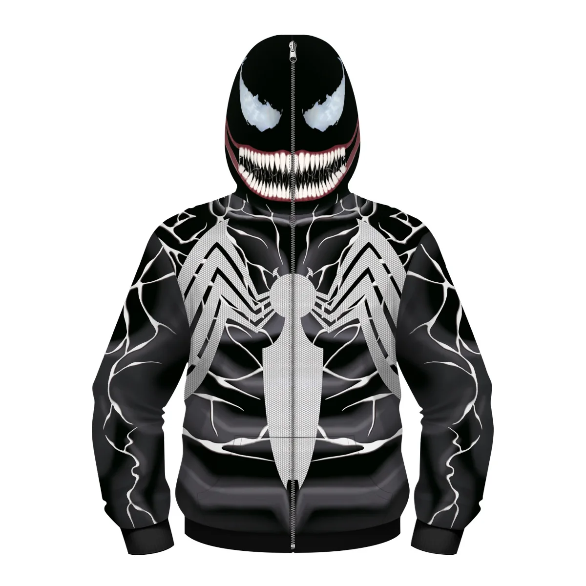 Autumn Children's Sport Hoodies Long Sleeve Superhero 3D Print Hooded Tops 4-13y Boy's Jacket Teenage Kids Coat Child's Pullover