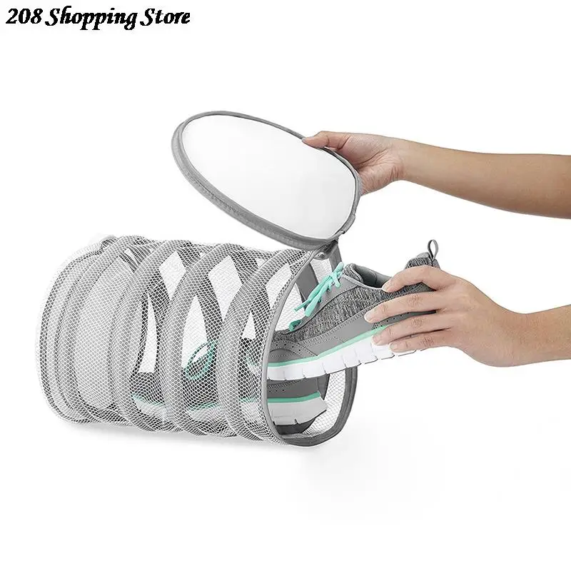

Прочная сумка для хранения обуви в стиральной машине, специальная косметичка для стирки, полиэфирная Сетчатая Сумка