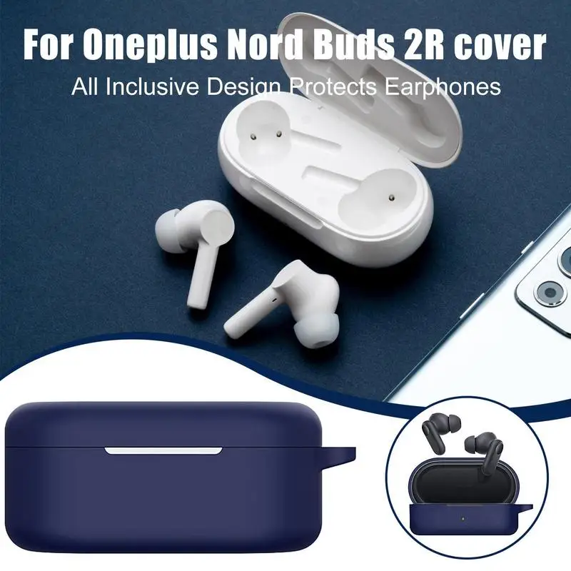 

Earphone Case For OneplusNord Buds 2R Silicon Protecive Sleeve ForOneplus Wireless Headset Earbuds Case Cover For Nord Buds 2R