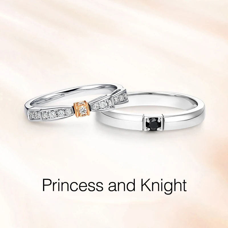 

New Hot Sale Silver Color Shiny Zircon Love Knot Fashion Couple Opening Ring Gift J812