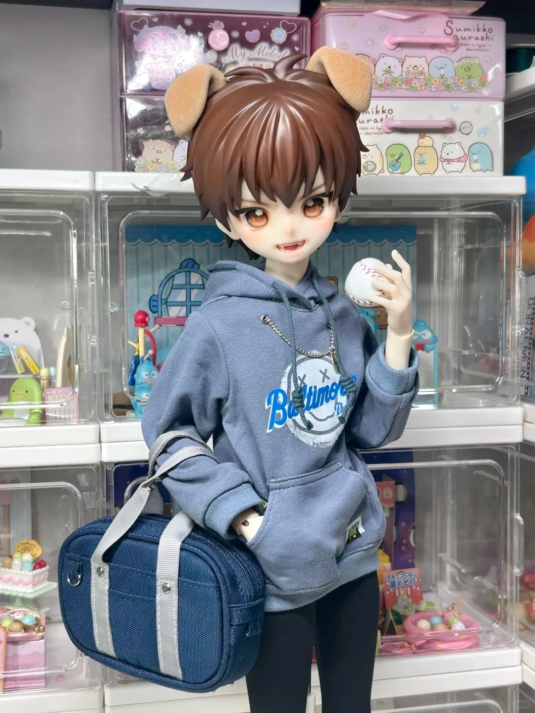 Dollhua SD BJD 1/4 CocoCat Голубая резиновая кукла | AliExpress