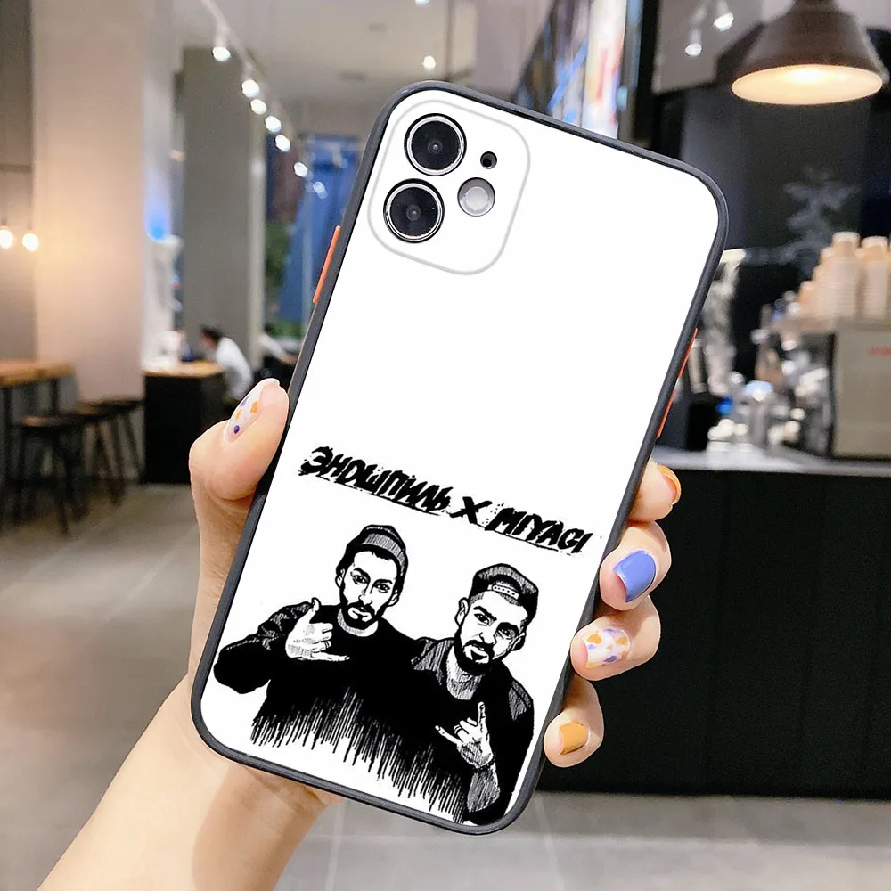 Matte Phone Case for iphone 16 14 13 15 Pro Max 8 7 Plus 12 11 Mini XR X XS SE MiyaGi Andy Panda Transparent Funda Shell