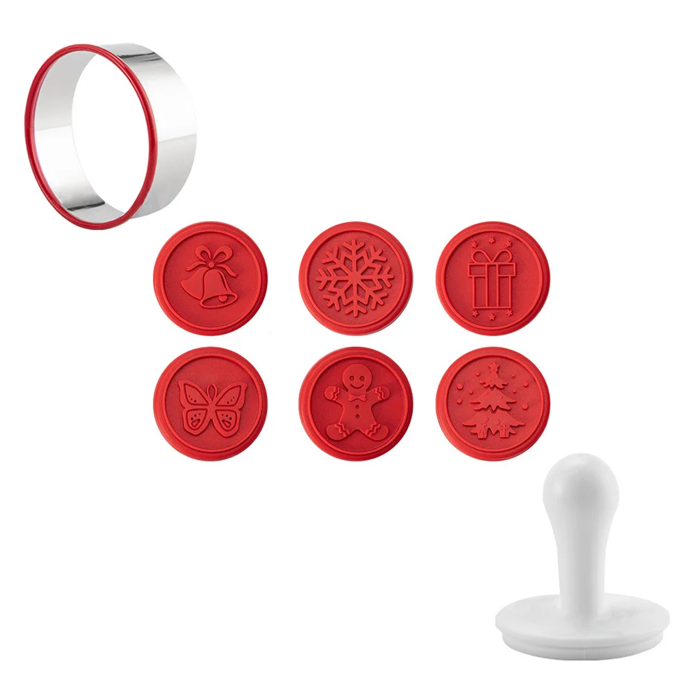 Печенье с шоколадной покрытием штамп декор круглый профессиональный детский Molde