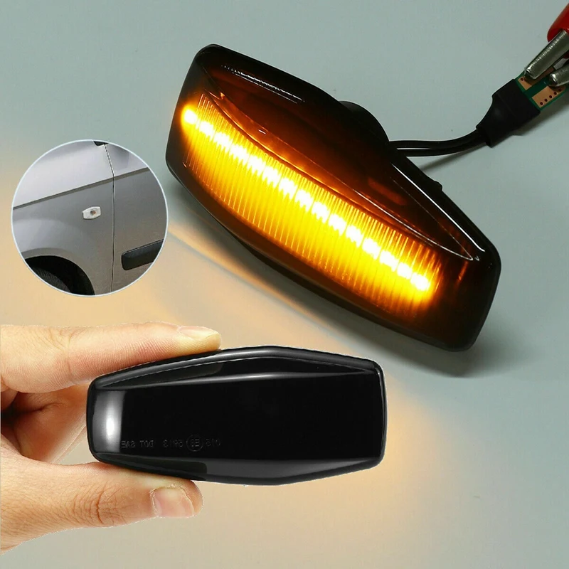 Динамический указатель поворота светодиодный боковой габаритный индикатор для