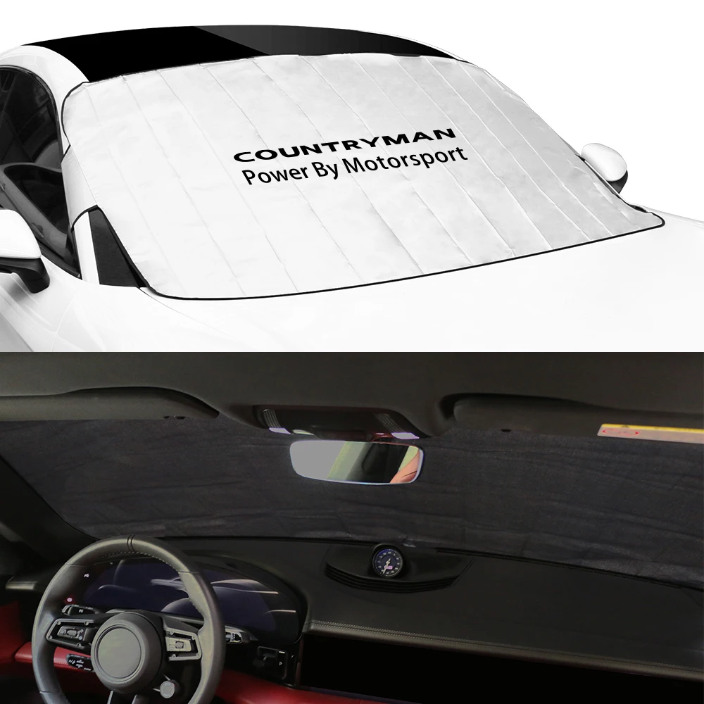 Солнцезащитный козырек на лобовое стекло автомобиля для Mini John Cooper R56 F56 Countryman R60 F60