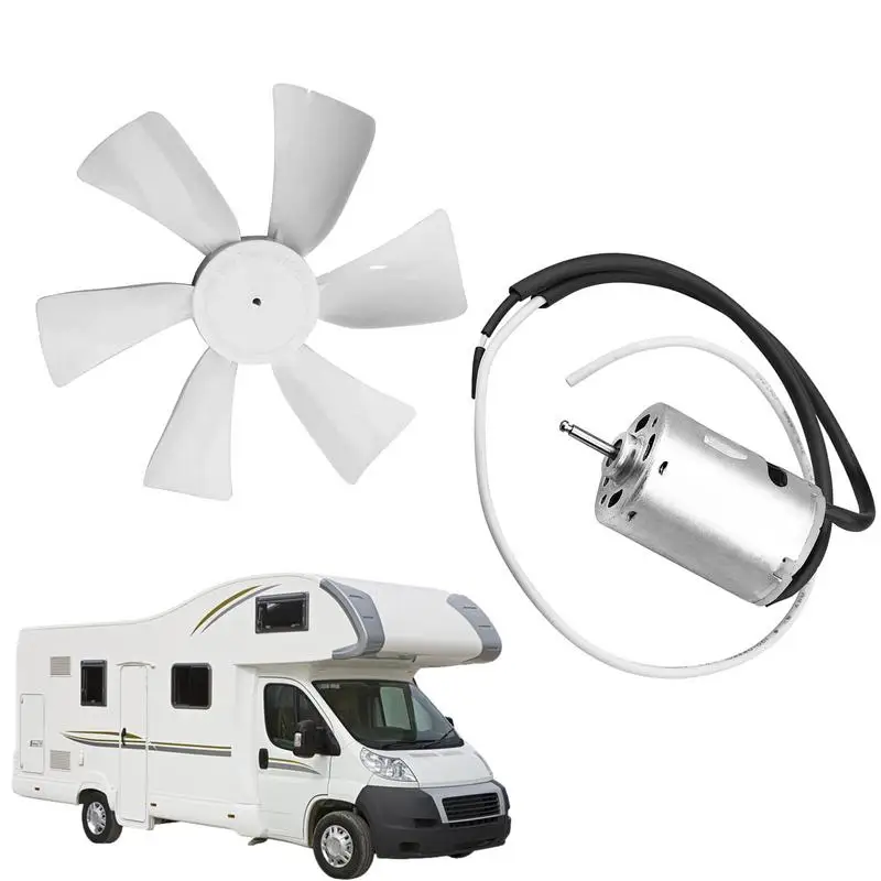 

RV Ventilation Fan 12V D-Shaped Hole Skylight Ventilation RV Bathroom Exhaust Fan Small Fan Blade RV Vent RV Accessories
