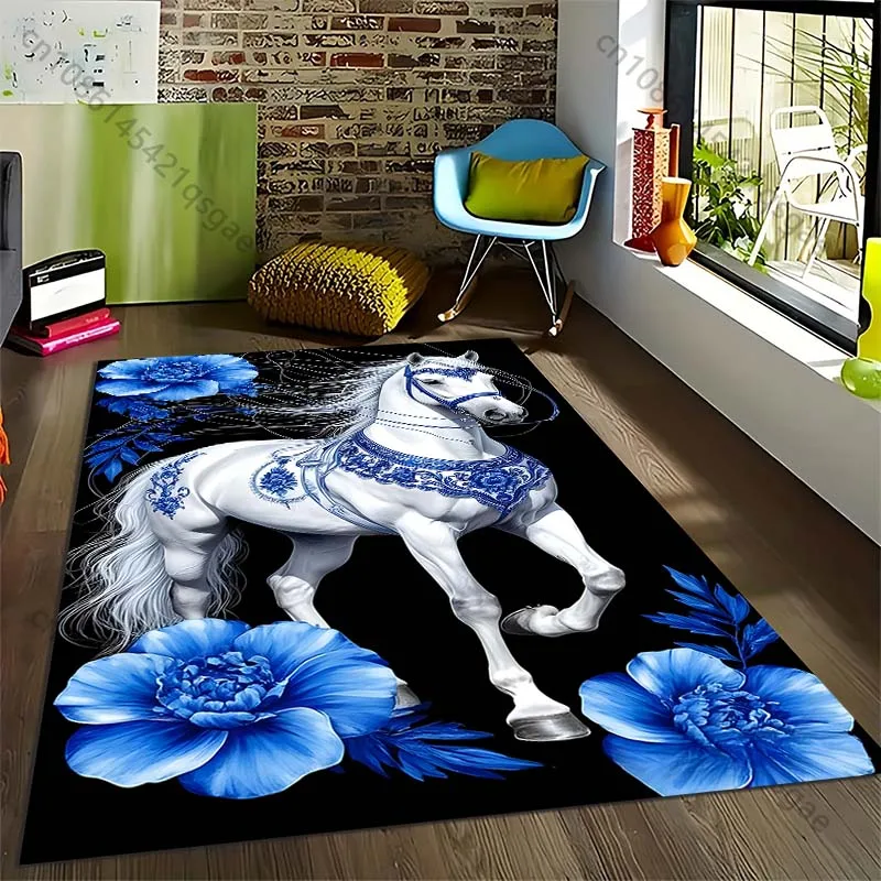 

Ковёр YUQIDEHOME белый конь 100% полиэстер