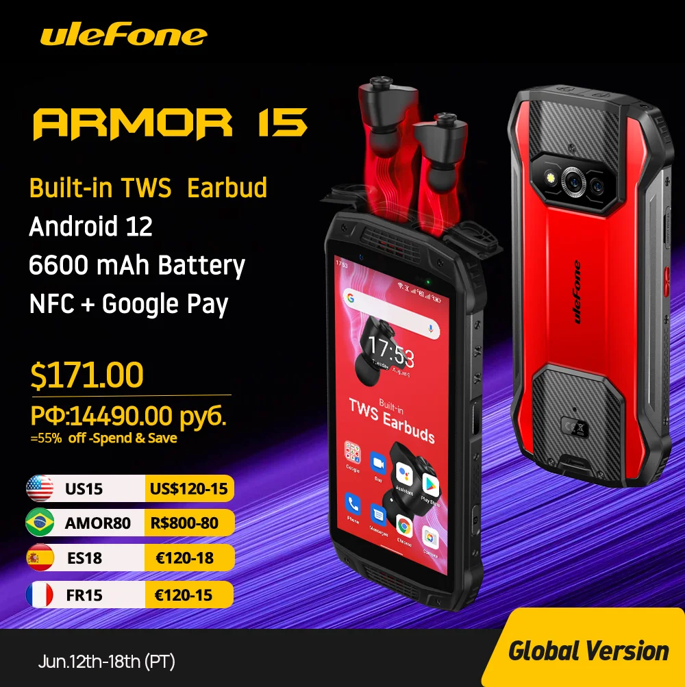 Смартфон Ulefone Armor 15 Купить