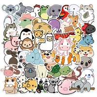 1050 pcs cute cartoon animals doodle sticker decoration car luggage guitar fridge laptop diy kids toys thin waterproof stickers