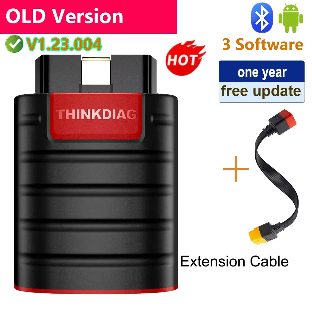 

THINKCAR Thinkdiag, горячая версия, инструмент для диагностики всех систем, 16 сбросов, обслуживание, кодирование ЭБУ, двунаправленный сканер OBD2, 1 год, бесплатно