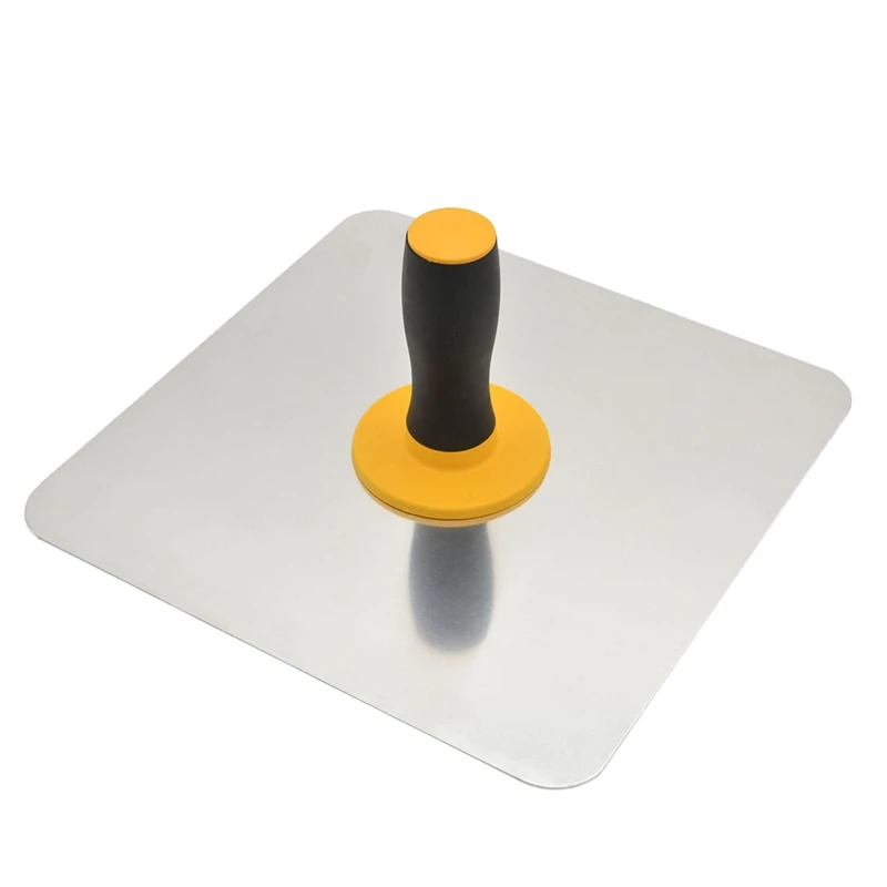 

NEW-Aluminium Plaster Mortar Board Holder With Handle, 300X300 Mm Plastering Hawk Plastering Tool