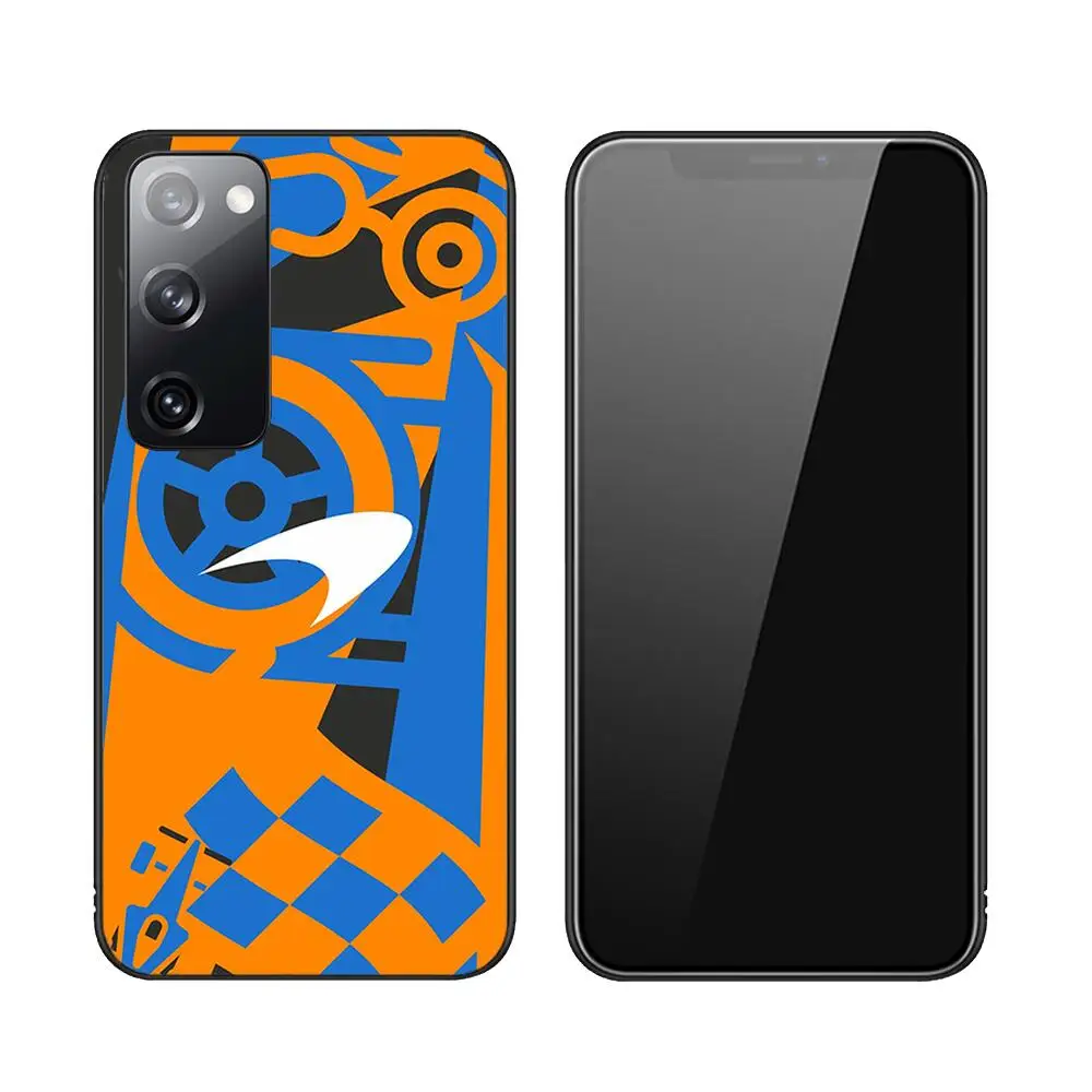 McLaren Sports Car Black Phone Case Luxury Fashion For Samsung Galaxy S23 S21 S10 S30 S20 S22 S8 S9 S30 Pro Plus Ultra Fe Covers