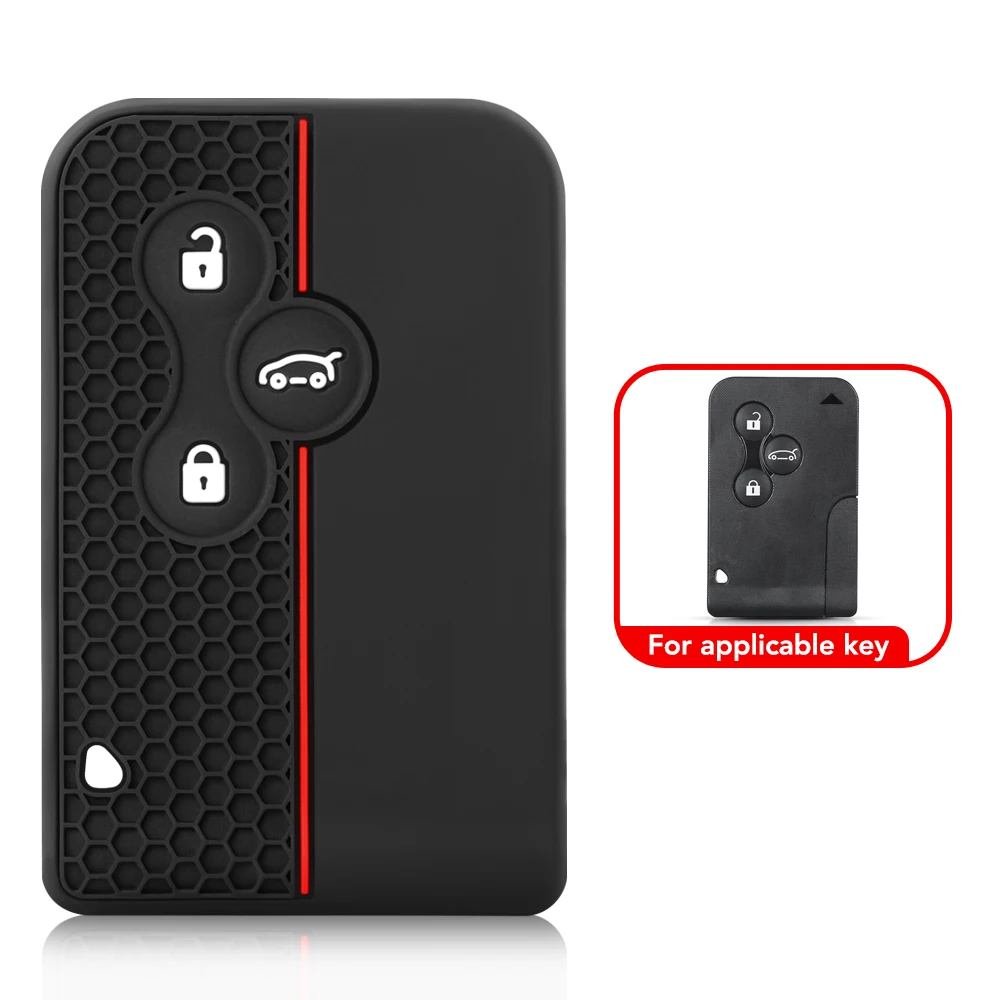 

Кожаный Чехол Для Ключей Для Renault Clio 4 Logan Megane 2/3 Koleos Scenic-держатель Для Смарт-карт