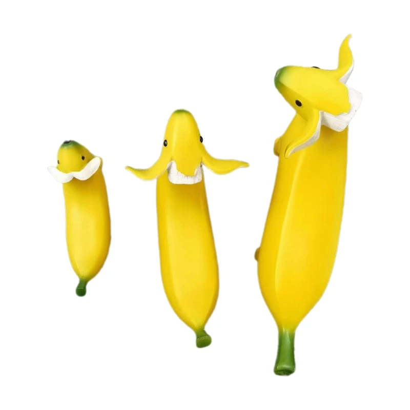 

Humorous Charmings Simulation Banana Dog Dolls Resin Ornament SpruceUp Your Workspaces Perfect for Offices DropShipping