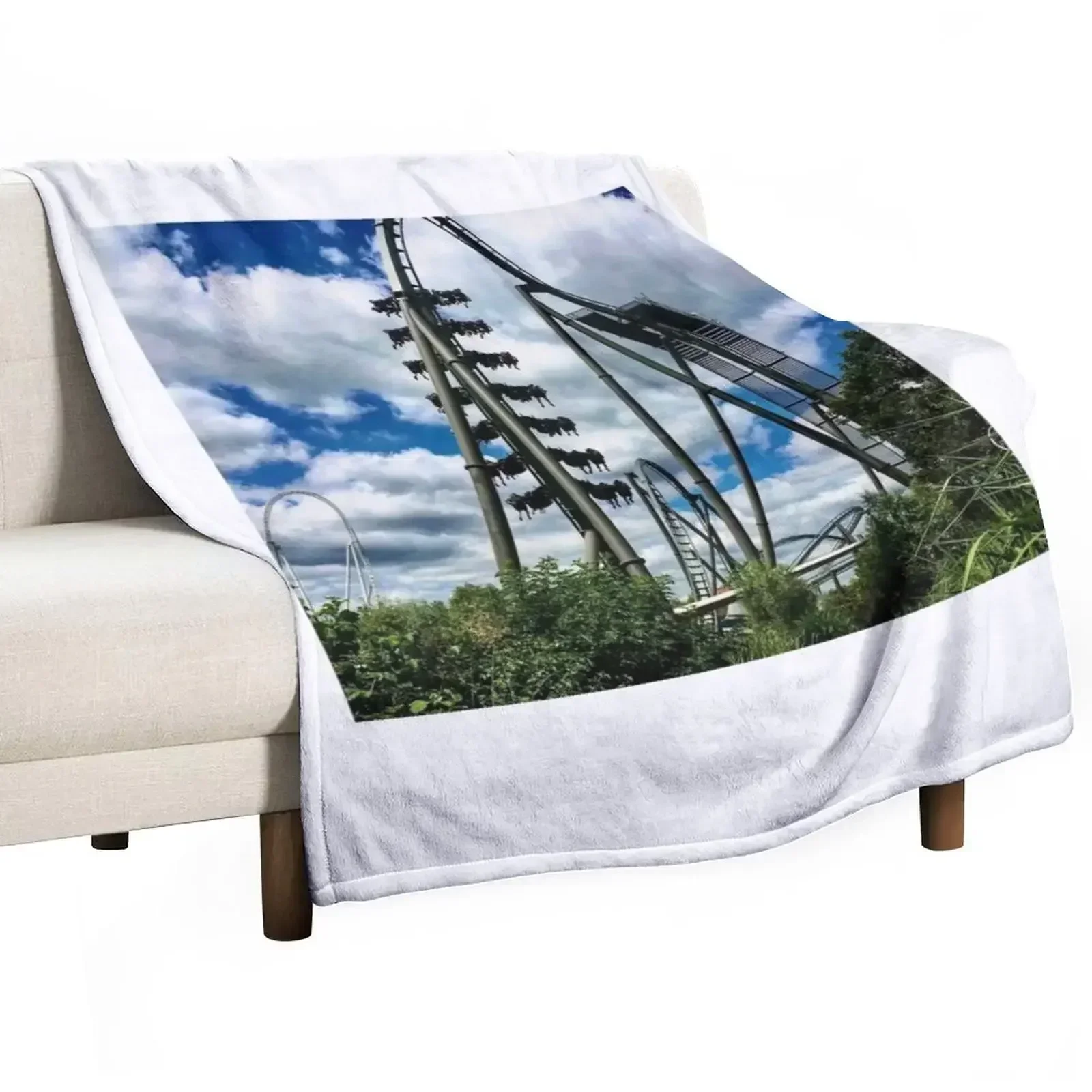 Новый Thorpe Park: Теплое одеяло Одеяла на заказ для диванов