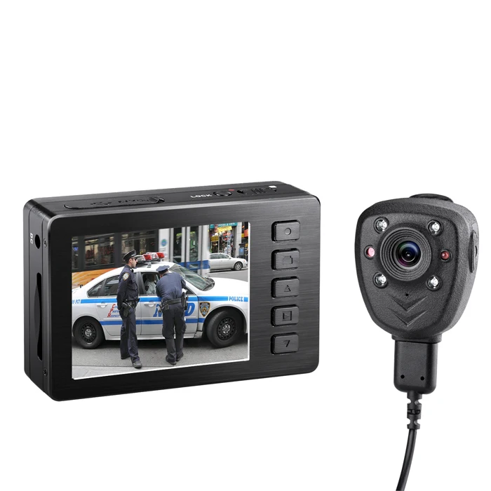 2.7 Inch FHD 1080P WDR Night Vision RCA Video Out Portable Body Cop Dvr Recorder Police Camera Law Enforcement Recorder enlarge