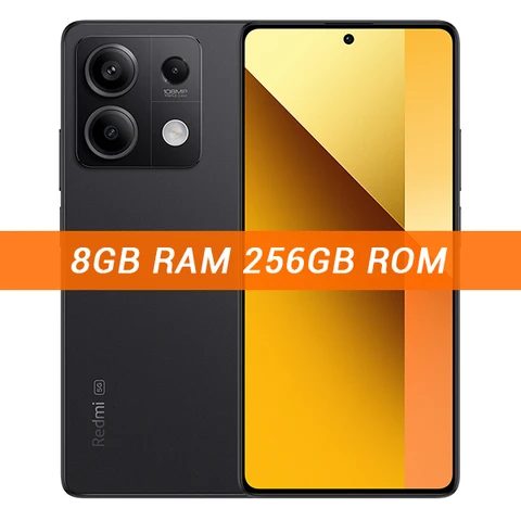 Глобальная версия Xiaomi Redmi примечание 13 5G мобильный телефон 108MP трехместная камера 120Hz AMOLED дисплей 33W зарядное устройство MTK размер 6080