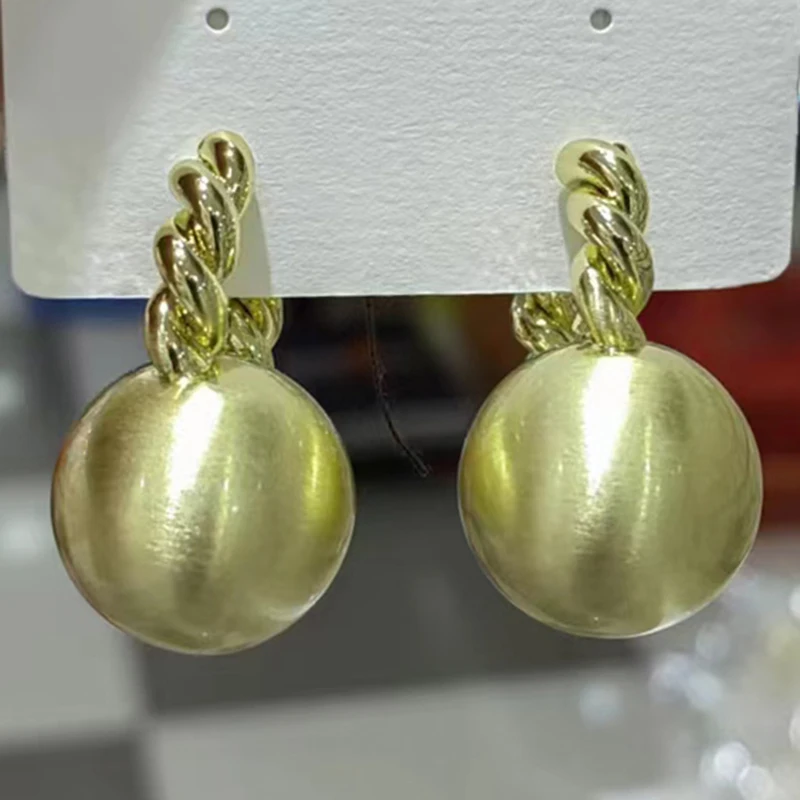 Изящные женские серьги аксессуары круглые разноцветные высококачественные