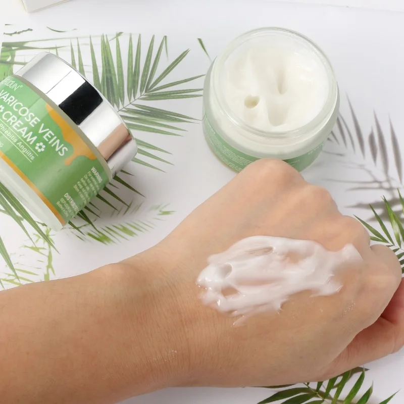 

50ml Varicose Vein Ointment Relieve Pain Herbal Antibacterial Safflower Cream Bulging Legs Red Blood Streak Repair Vein Cream