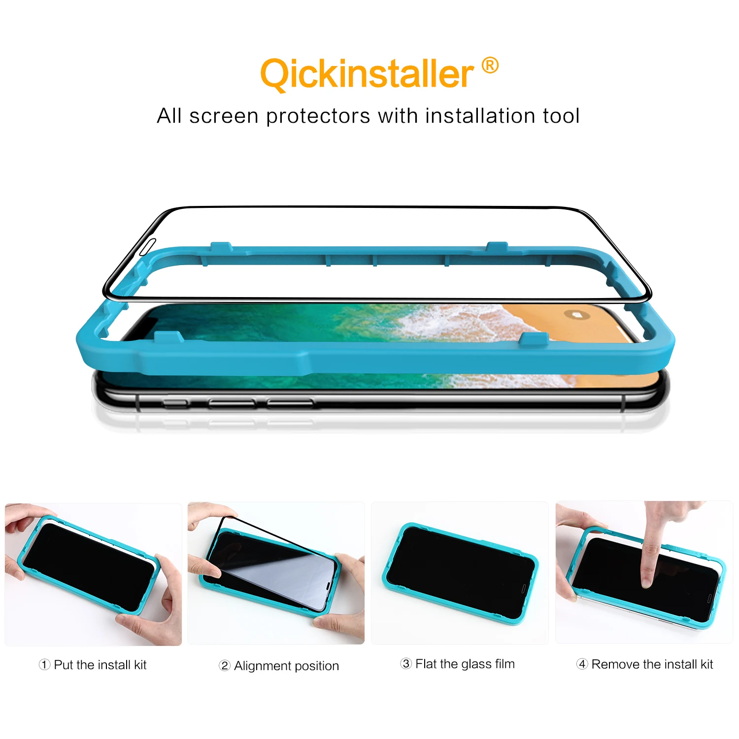 SmartDevil Screen Protector For iPhone 11 13 Pro Max 9H Tempered Glass Film for 12/12 mini/12 Pro Max XR Xs Max Clear Full Cover